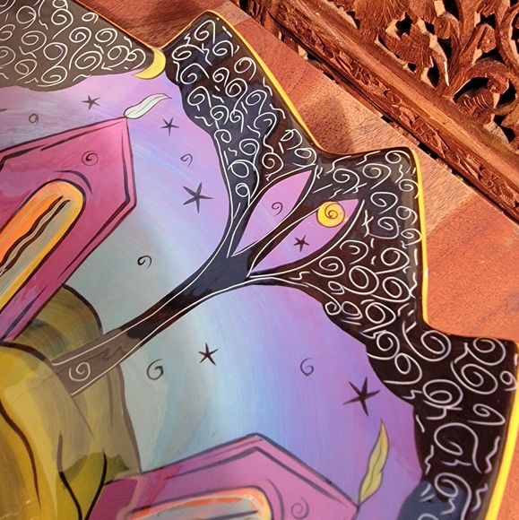 New in Box Terri Kern Houses and Trees Chip and Dip Set - Picture 6 of 16